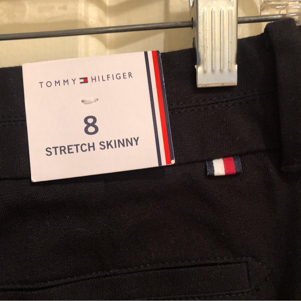 Tommy Hilfiger Stretch Skinny Coupe  Moulante Pants Size 8 NWT